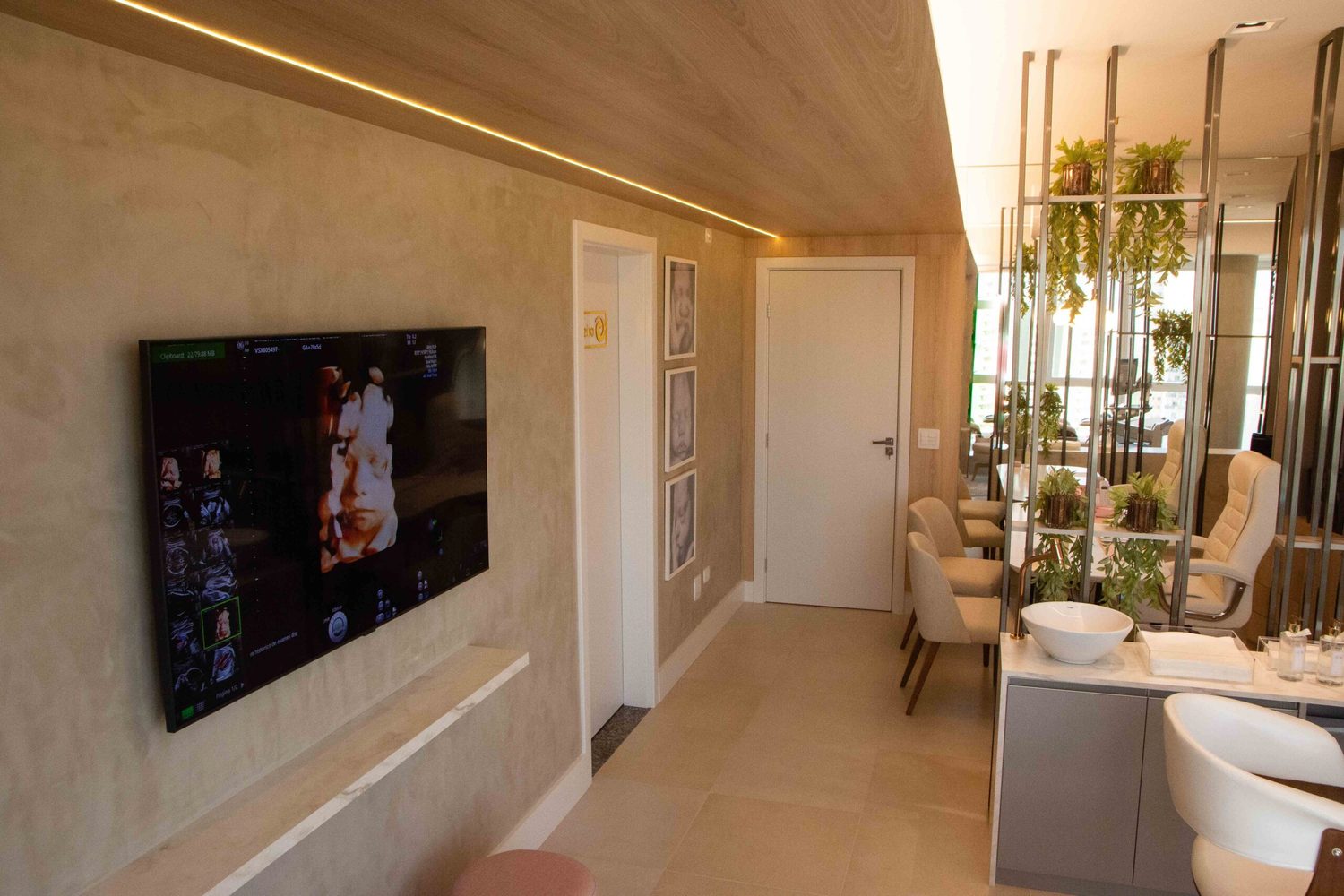 Ambiente interno da clínica